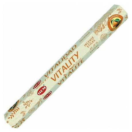 Vitality (Tangerine & Cinnamon) HEM Incense Stick 20 Pack - Magick Magick.com