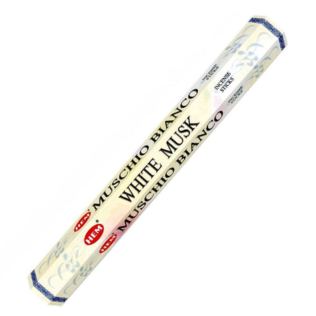 White Musk HEM Incense Stick 20 Pack - Magick Magick.com