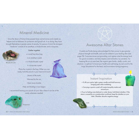 Wiccan Crystals (Hardcover) by Cerridwen Greenleaf - Magick Magick.com