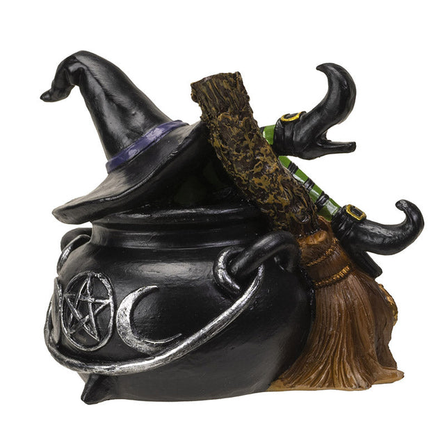 Witch in Cauldron Statue - Magick Magick.com