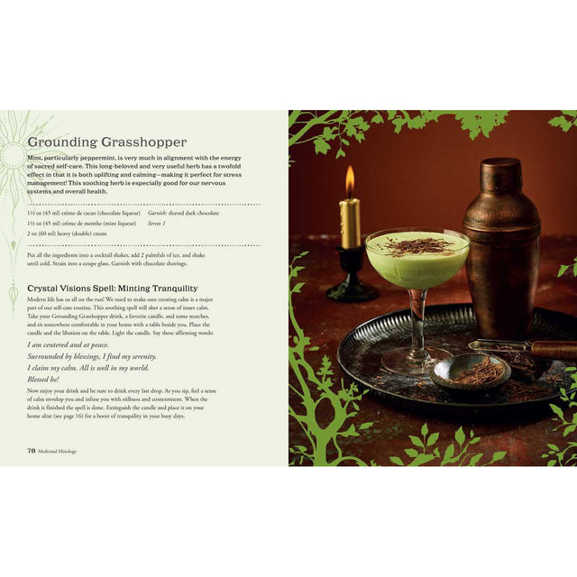 Witchy Cocktails (Hardcover) by Cerridwen Greenleaf - Magick Magick.com