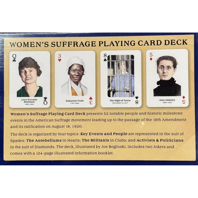 Women's Suffrage Playing Card Deck by Joe Boginski - Magick Magick.com