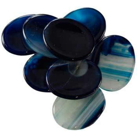 Worry Stone - Blue Onyx - Magick Magick.com