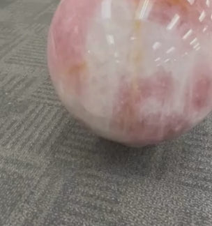 15.75" Rose Quartz Sphere (185 lbs)