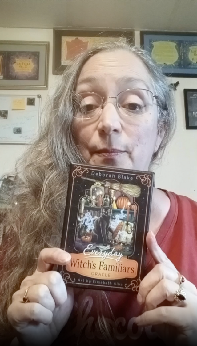 Everyday Witch's Familiars Oracle by Deborah Blake, Elisabeth Alba (Signed Copy)