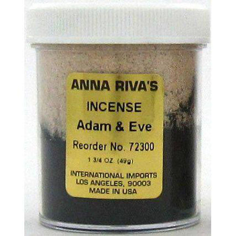 1 3/4 oz Anna Riva Incense Powder - Adam & Eve - Magick Magick.com