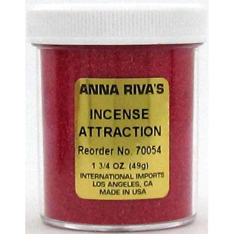 1 3/4 oz Anna Riva Incense Powder - Attraction - Magick Magick.com