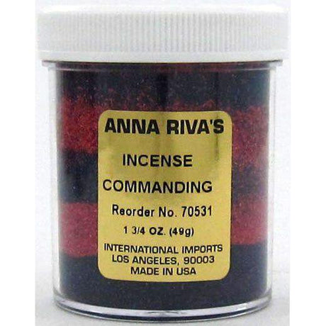 1 3/4 oz Anna Riva Incense Powder - Commanding - Magick Magick.com