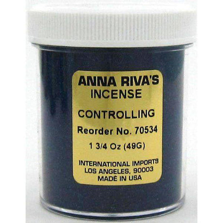 1 3/4 oz Anna Riva Incense Powder - Controlling - Magick Magick.com