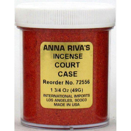 1 3/4 oz Anna Riva Incense Powder - Court Case - Magick Magick.com