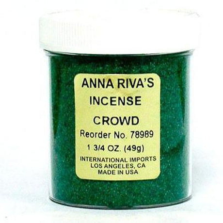1 3/4 oz Anna Riva Incense Powder - Crowd - Magick Magick.com