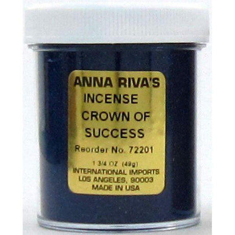 1 3/4 oz Anna Riva Incense Powder - Crown of Success - Magick Magick.com