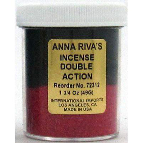 1 3/4 oz Anna Riva Incense Powder - Double Action - Magick Magick.com