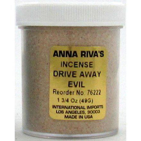 1 3/4 oz Anna Riva Incense Powder - Drive Away Evil - Magick Magick.com