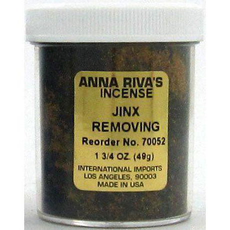 1 3/4 oz Anna Riva Incense Powder - Jinx Removing - Magick Magick.com