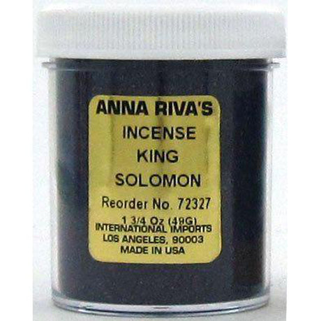 1 3/4 oz Anna Riva Incense Powder - King Solomon - Magick Magick.com