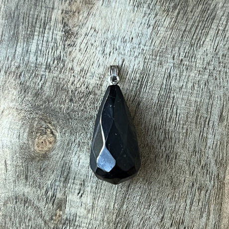 1" Faceted Shungite Pendant - Magick Magick.com