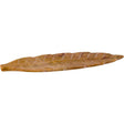 10" Natural Soapstone Incense Holder - Carved Leaf - Magick Magick.com