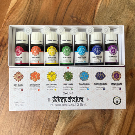 10 ml Goloka Essential Oil - Chakras (Set of 7) - Magick Magick.com