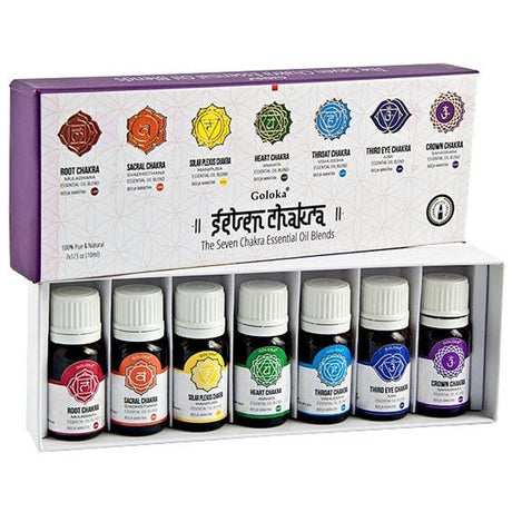 10 ml Goloka Essential Oil - Chakras (Set of 7) - Magick Magick.com