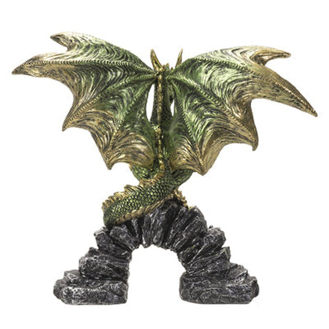 10.2" Dragon on Arch Statue - Magick Magick.com