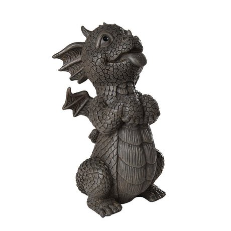 10.25" Garden Dragon Statue - Panting - Magick Magick.com