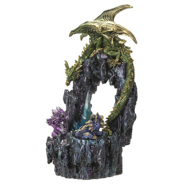 10.6" Dragon Family Statue (LED Light Up) - Magick Magick.com