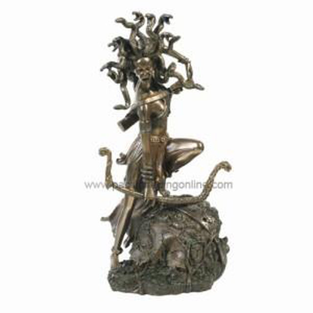 10.6" Medusa Fighting Statue - Magick Magick.com