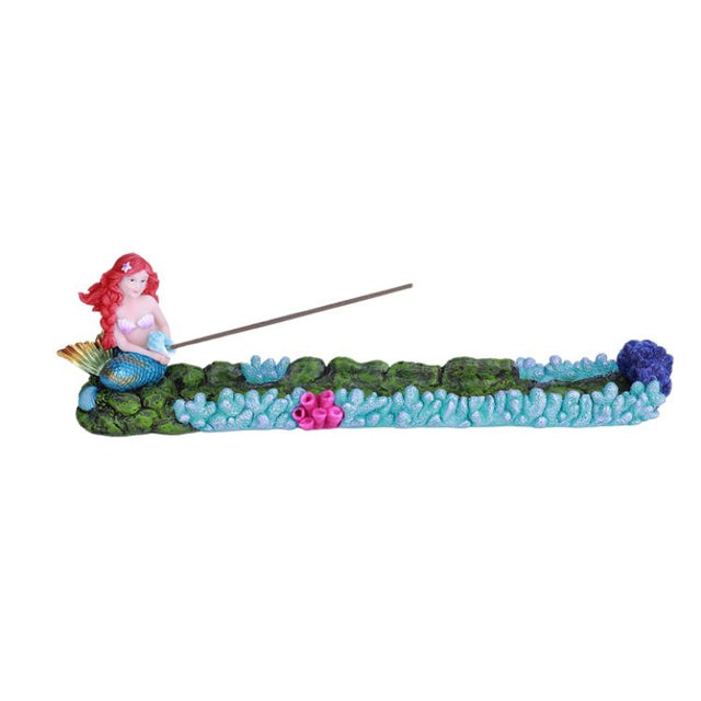 10.7" Mermaid Stick Incense Burner - Magick Magick.com