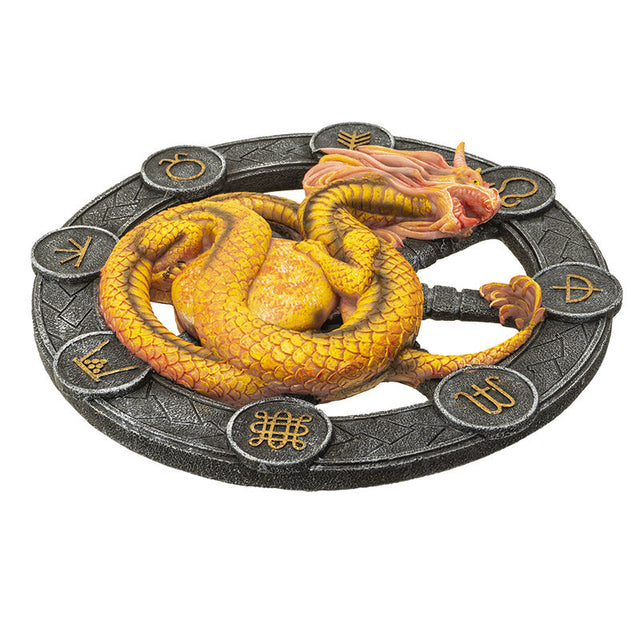 10.75 Anne Stokes Wall Plaque - Litha Dragon - Magick Magick.com