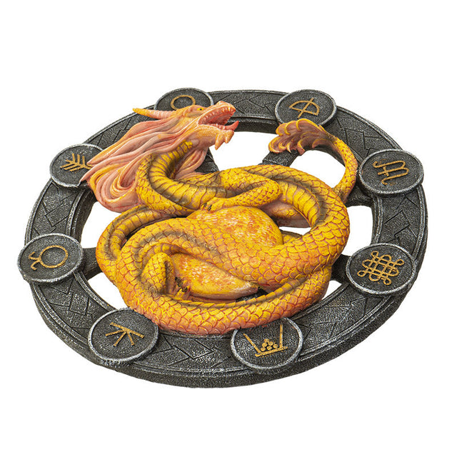 10.75 Anne Stokes Wall Plaque - Litha Dragon - Magick Magick.com