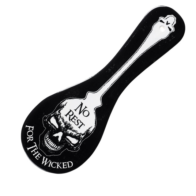 10.8" No Rest for the Wicked Spoon Rest - Magick Magick.com