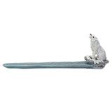 10.8" Wolf Stick Incense Burner - Magick Magick.com