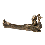 10.9" Ganesha on Peacock Stick Incense Burner - Magick Magick.com