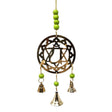 11" Green Chakra (Heart Chakra) Brass Wind Chime - Magick Magick.com