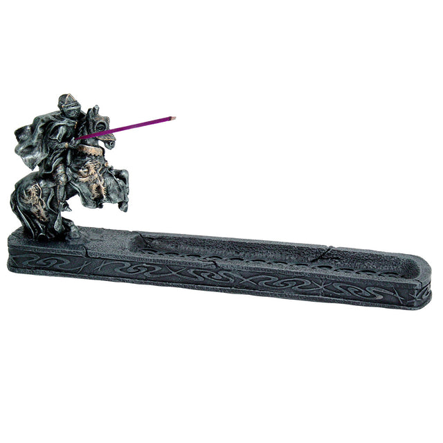 11.25" Knight on Horse Stick Incense Burner - Magick Magick.com