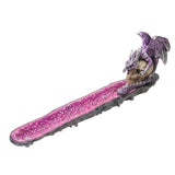 11.5" Dragon Geode Stick Incense Burner - Magick Magick.com