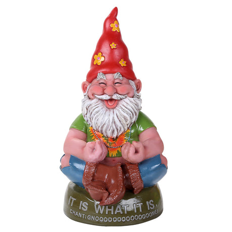11.5" Gnome Statue - Meditating - Magick Magick.com