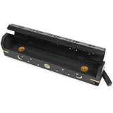 12" Celestial Black Wood Incense Box Burner - Magick Magick.com