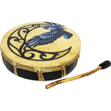 12" Ceremonial Drum - Moon & Raven - Magick Magick.com