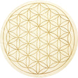 12" Wood Crystal Grid - Flower of Life - Magick Magick.com