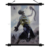 12" Zombie Scraps Printed Silhouette Hanging Art Wall Scroll - Magick Magick.com