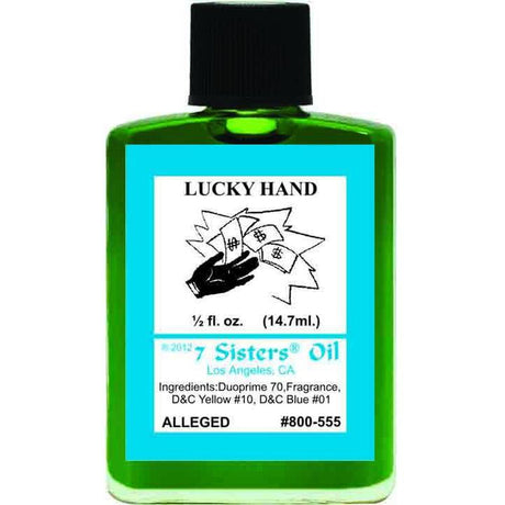 1/2 oz 7 Sisters Oil - Lucky Hand - Magick Magick.com