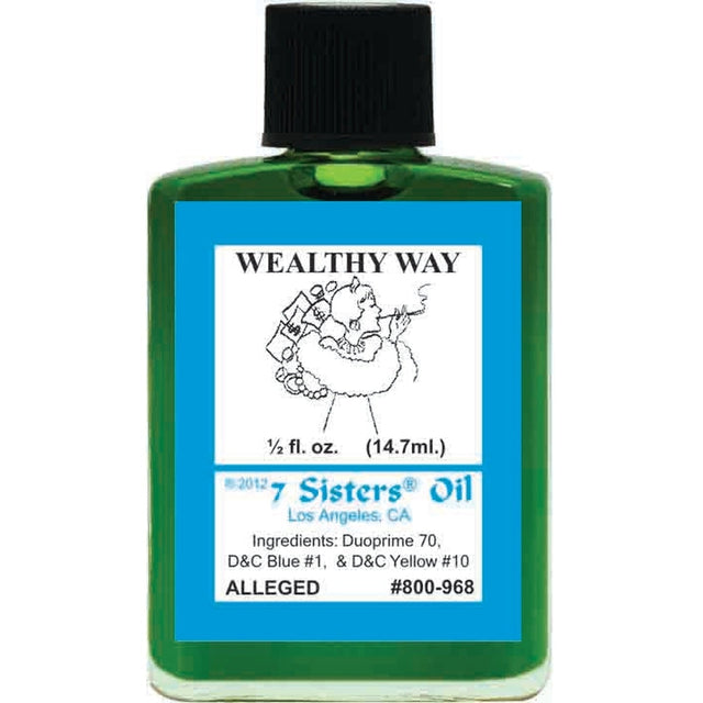 1/2 oz 7 Sisters Oil - Wealthy Way - Magick Magick.com