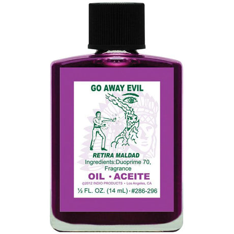 1/2 oz Indio Oil - Go Away Evil - Magick Magick.com