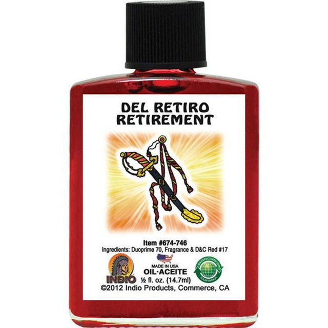 1/2 oz Indio Oil - Retirement - Magick Magick.com