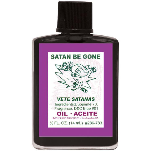 1/2 oz Indio Oil - Satan Be Gone - Magick Magick.com