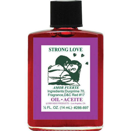 1/2 oz Indio Oil - Strong Love - Magick Magick.com