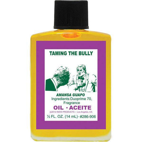 1/2 oz Indio Oil - Taming the Bully - Magick Magick.com