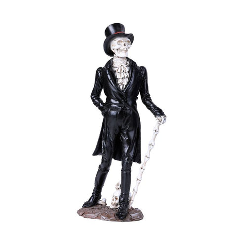 13" Day of the Dead Statue - Gentleman Skeleton - Magick Magick.com